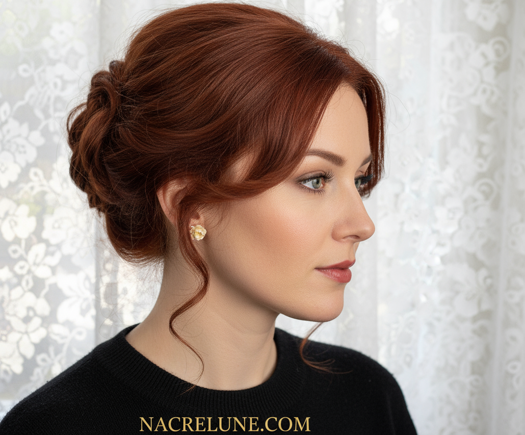 Lot de 3 paires de boucles d'oreille en résine . nacrelune.com boucles d'oreille