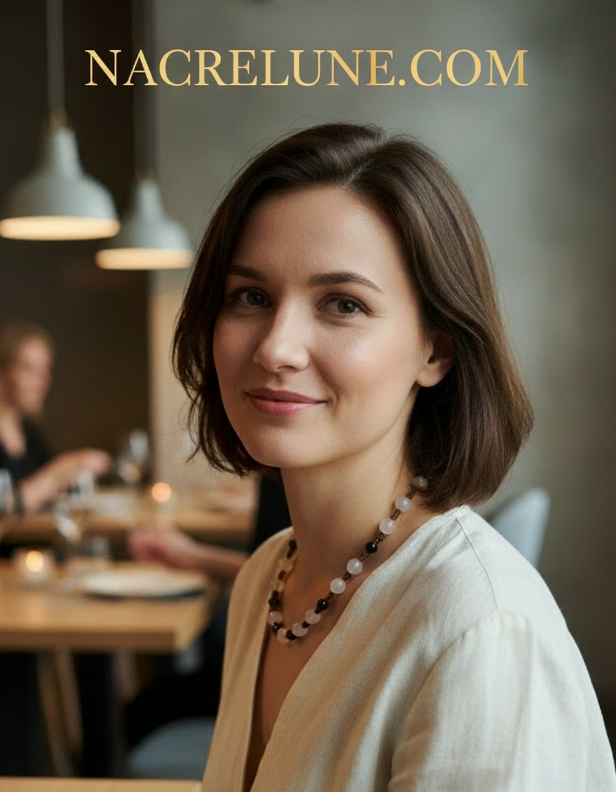 Collier en perles de quartz NACRELUNE collier