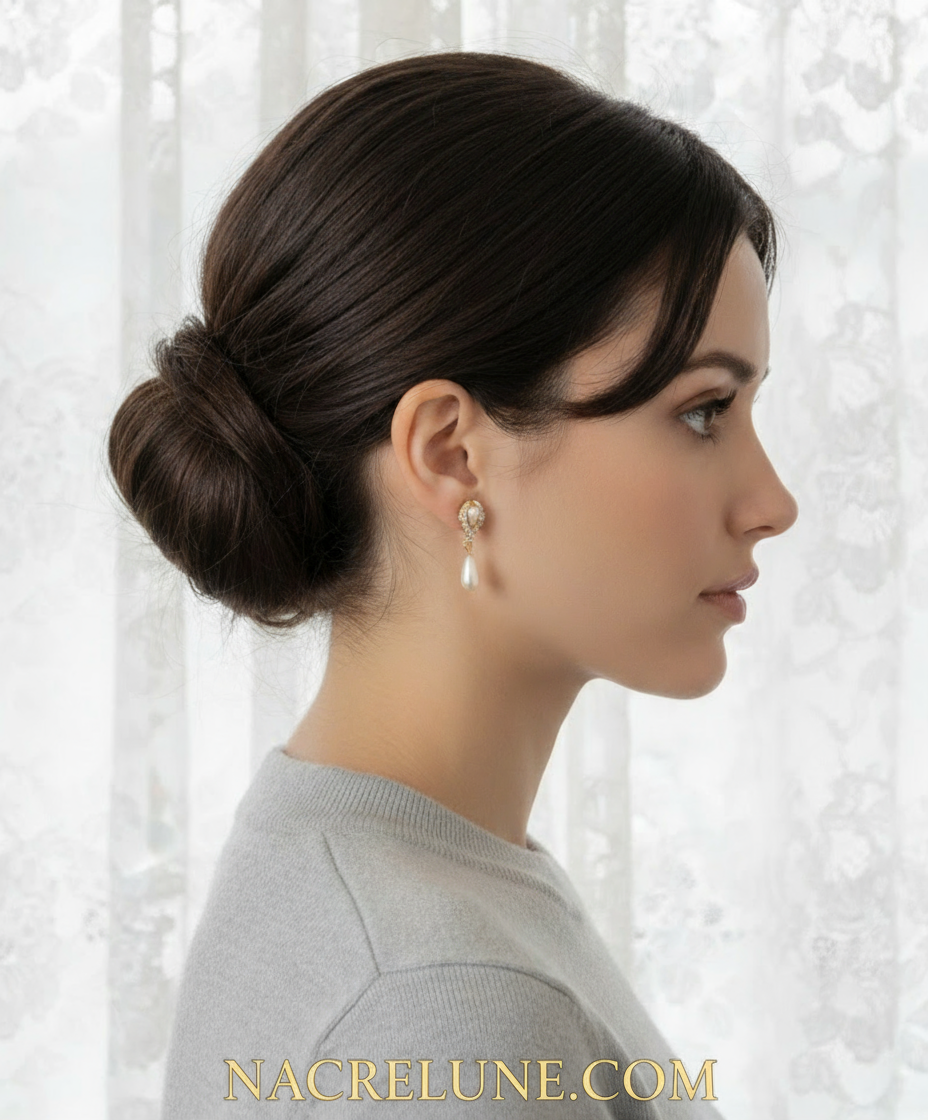 Boucles d’oreille perles fantaisie nacrelune.com boucles d'oreille