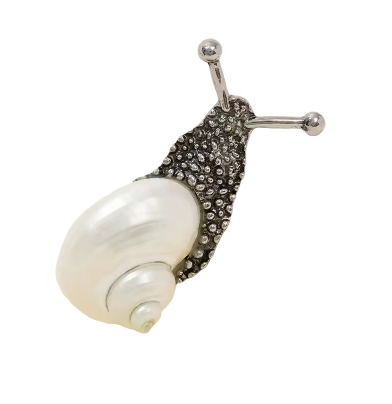 Broche en forme d'escargot nacrelune.com broche