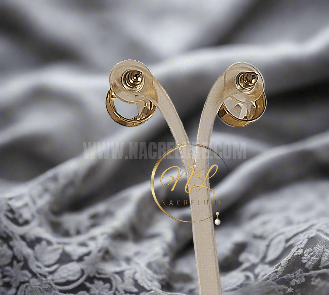 Boucles d’oreille imitation diamant