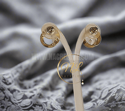 Boucles d’oreille imitation diamant