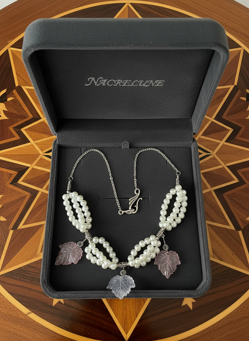 collier fantaisie aux couleurs pastels