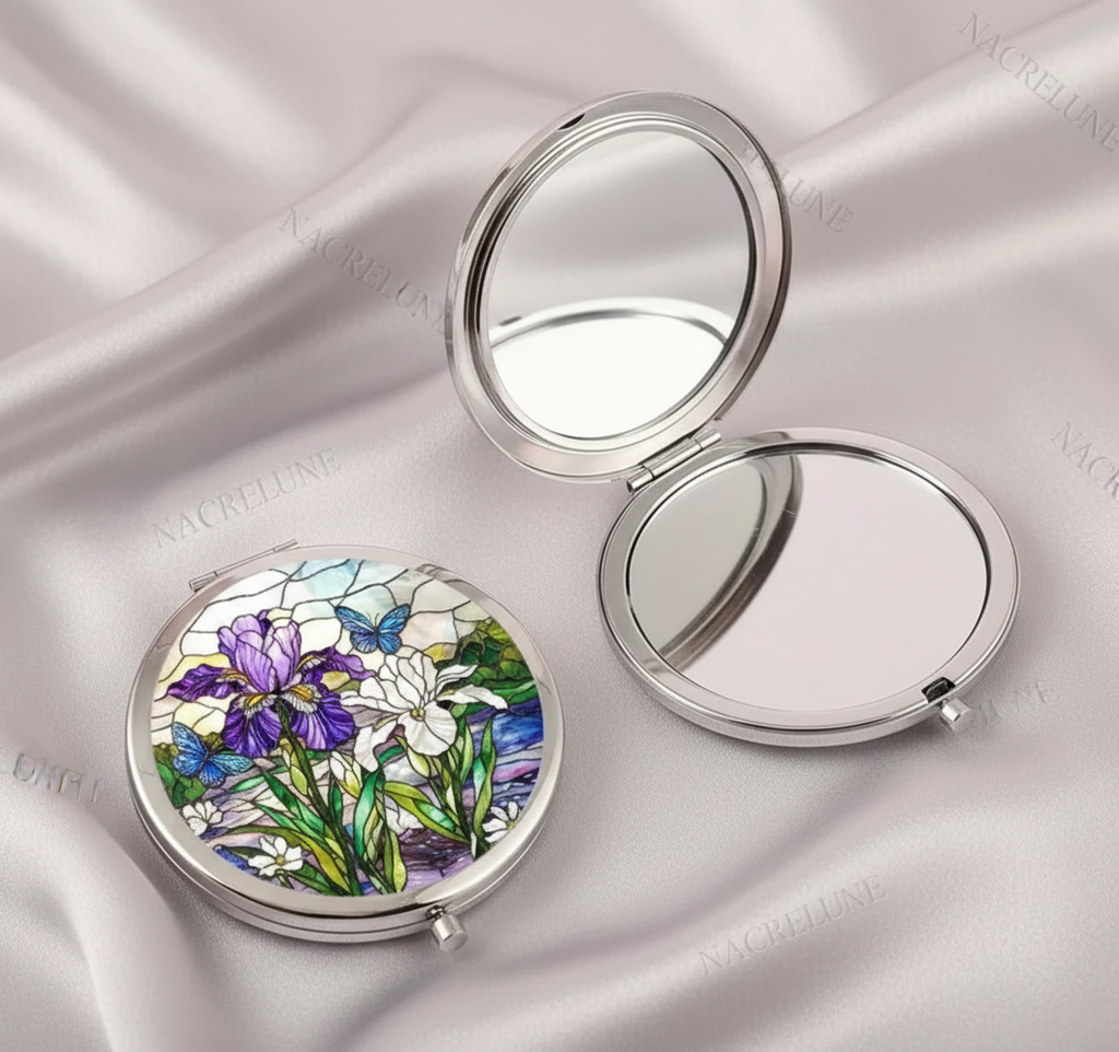 Miroir de maquillage pour le sac : choisissez votre modèle E iris nacrelune.com accessoires