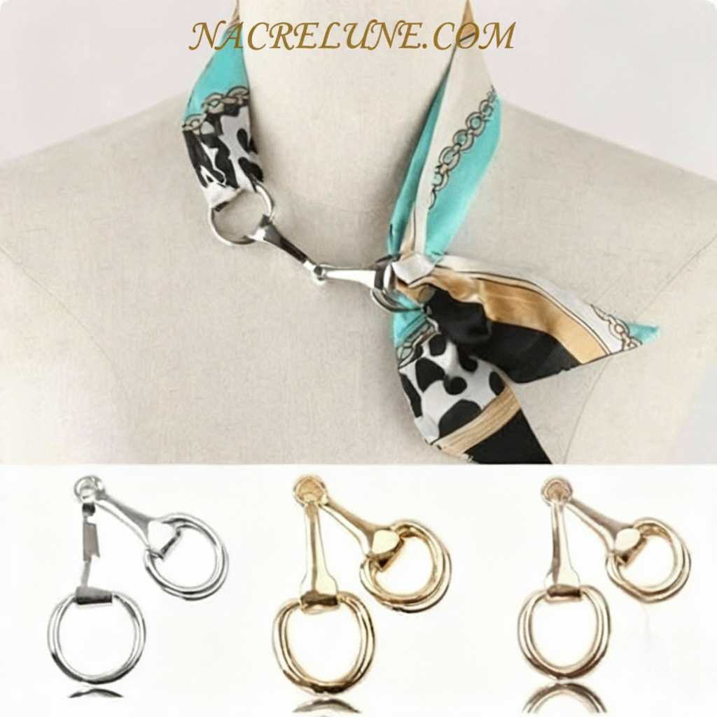 lot de 3 anneaux pour foulard nacrelune.com accessoires
