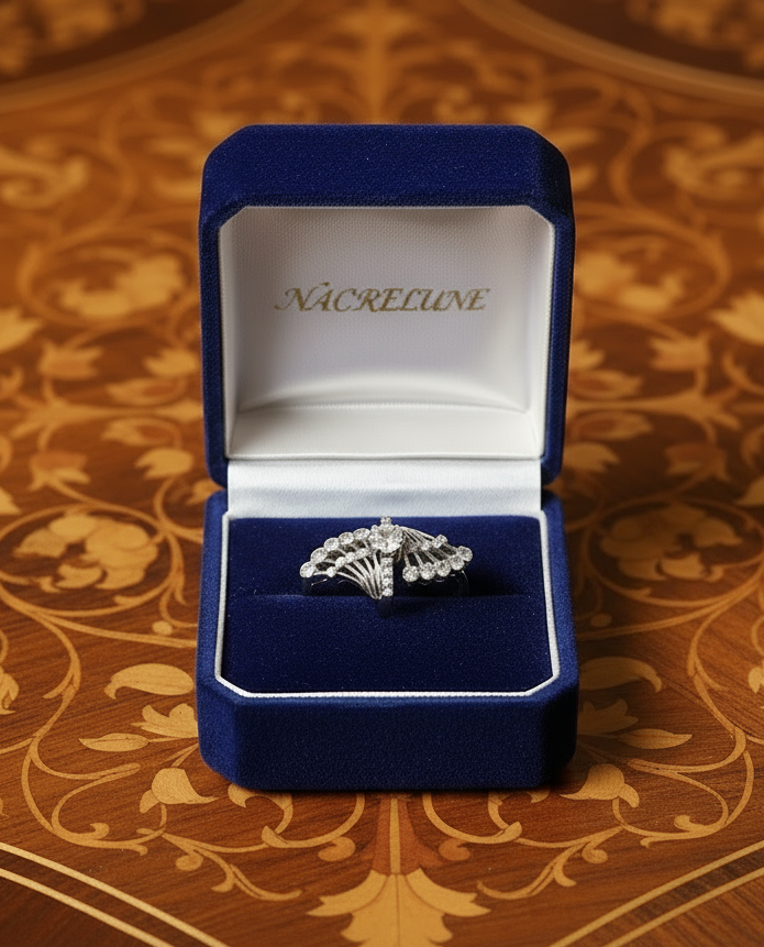 Bague fantaisie en strass NACRELUNE Bague