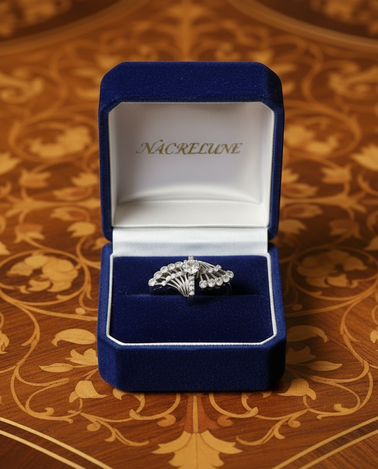 Bague fantaisie en strass NACRELUNE Bague