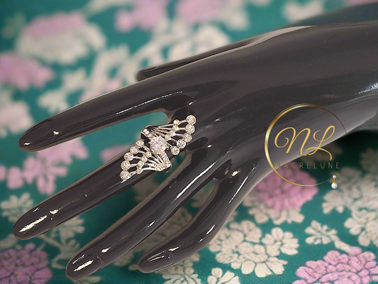Bague fantaisie en strass