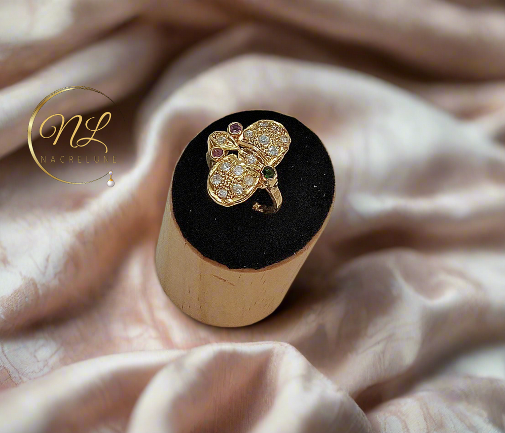 Parure en zirconia sur perles fines nacrelune.com parure