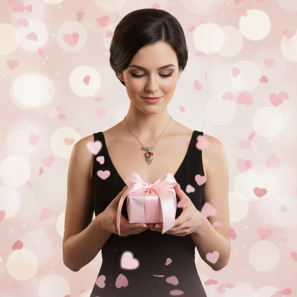 pendentif en argent en forme de coeur avec topaze nacrelune.com pendentif