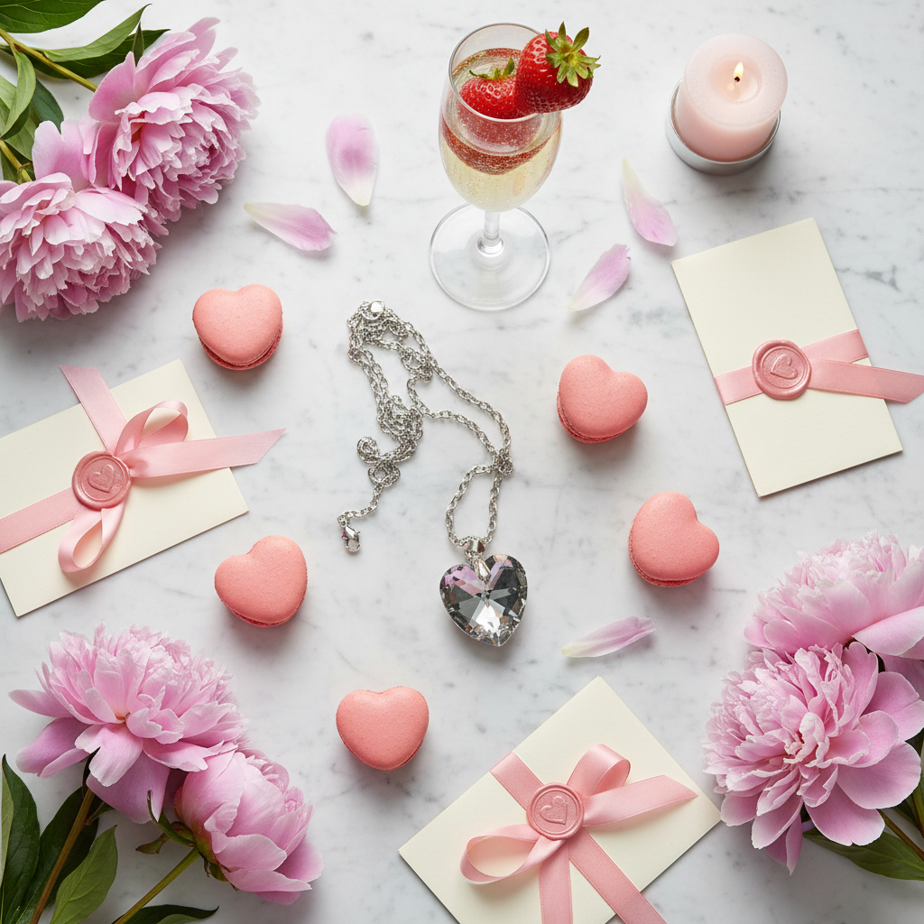 Pendentif coeur en cristal : choisissez votre couleur nacrelune.com pendentif