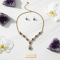 Parure zirconia améthyste nacrelune.com parure
