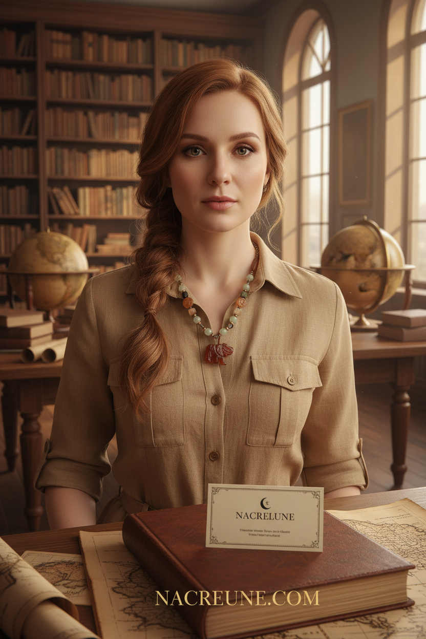 Collier en jade vert et agate cornaline avec éléphant sculpté nacrelune.com collier