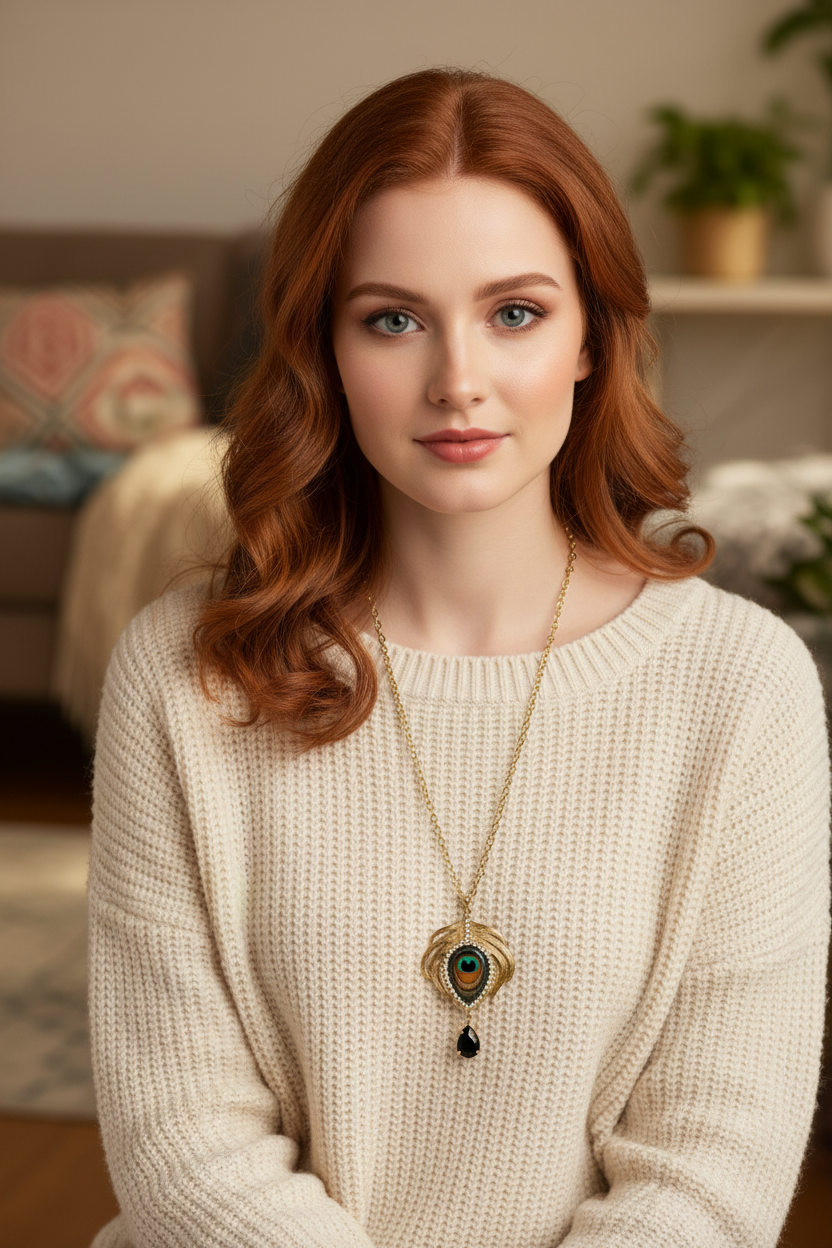 Visuel 4 - Portrait rousse cosy