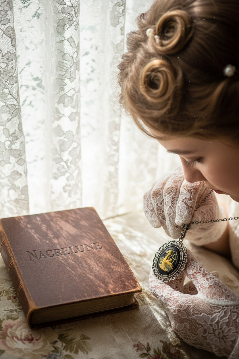 Grand pendentif camée représentant la déesse Diane auprès d’une biche. Couleur à choisir nacrelune.com pendentif